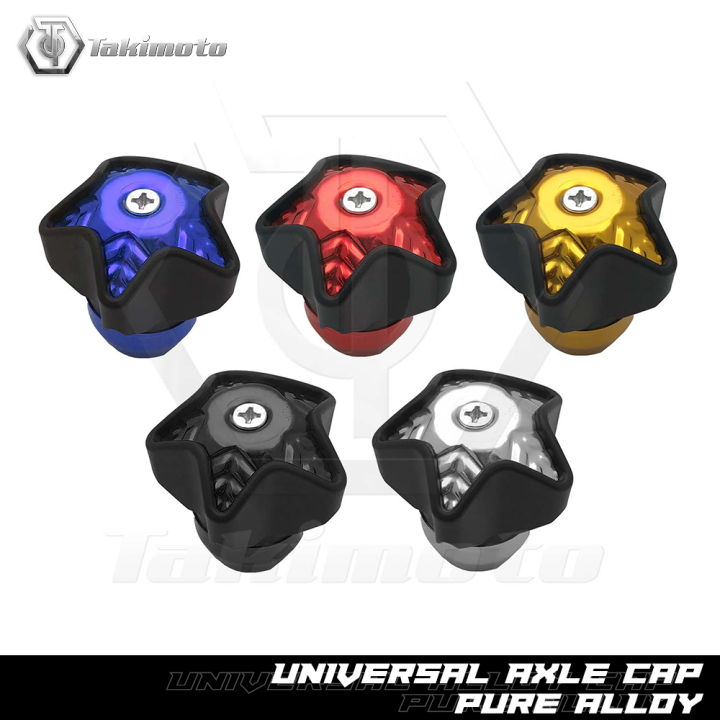 Takimoto Axle Cap Big Size Universal Axle Cup For Motorcycle Pure Alloy ...