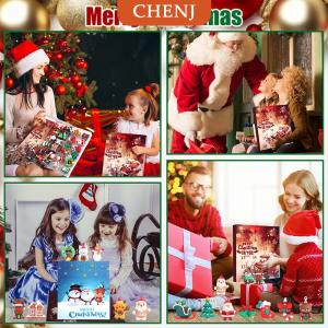 [COD] CHENJ ปฏิทินคริสต์มาส ปฏิทินนับถอยหลังก่อนวันคริสต์มาส เซอร์ไพรส์ของสะสม24ชิ้น ของขวัญคริสต์มาสในอุดมคติ เหมาะสำหรับ B