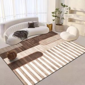 Living Room Carpet Minimalist Door Mat Rectangular Full Coverage Tea Table Sofa Bedroom Bedside Blanket