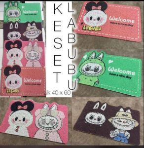BELLA Keset Bihun LABUBU THE MONSTER Viral Ukuran 40x60cm