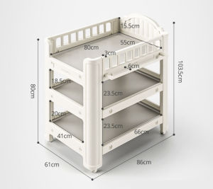 Tutusbaby Diaper Table Changing Table Storage Rack