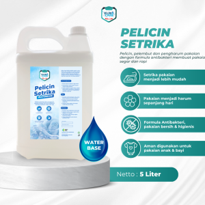 Pelicin Setrika Pakaian Laundry KLINO CARE 5 Liter Pewangi Parfum Water Base Izin Kemenkes RI