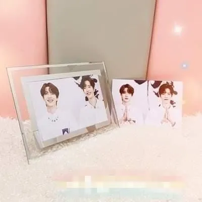 [INSTOCKS] 陈情令 The Untamed 王一博 Wang Yibo 肖战 Xiao Zhan 6 Inch Glass Photo Frame + 2 Photos [Design 2]