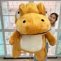 ตุ๊กตาไดโนเสาร์หน้าโหด ตัวใหญ่ มี 2 สีให้เลือก ขนาด 120 ซม ตัวนุ่ม ขนเงา รับประกันความสวย. 