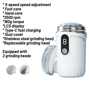 [SG Ready Stock]Electric Digital Display Foot File Grinder Callus Remover Dead Skin Feet Care Foot Grinder 电动磨脚器