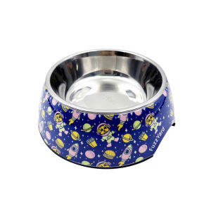 FuzzYard Pet Easy Feeder Dog Bowls Removable Stainless Steel Insert | BPA Free - Design 2 (S/M/L)