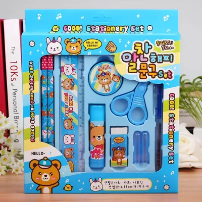 10 IN 1 Paket alat tulis sekolah stationery set kado souvenir perlengkapan alat tulis sekolah anak Best Seller