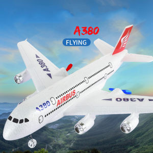 【2022 Newest】 Airplane Airbus A380 Airplane Toys 2.4G RC Airplane Fixed Wing Plane Outdoor Toys Drone RC Plane Toys