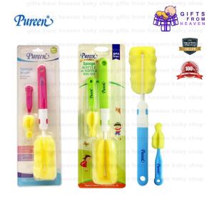 PUREEN SPONGE BOTTLE N NIPPLE BRUSH NBY 07