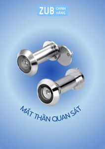 Mắt Thần Ống Nhòm ZUB Gắn Cửa Quan Sát Chống Trộm