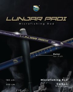 Joran Tegek Microfishing Ruas Pendek Orca Lunjar Padi Ringan Ringkas bahan Carbon COD
