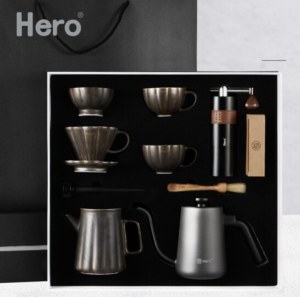HERO Competitive Luxury Coffee Brewing Gift Set Pour Over Coffee Set