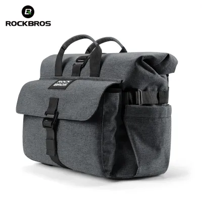 【Local Delivery】ROCKBROS Folding Bike Front Bag 11L Large Capacity Multifunctional Cycling Backpack Wear Resistant Travel Bag
