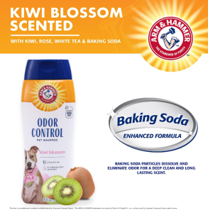 Arm & Hammer Deodorizing Shampoo for Pets Fresh Kiwi Blossom Scent 20 oz