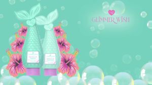 Glimmer Mermaid Kids Conditioner Paraben and Sulfate Free Conditioner for Strong and Smooth Hair Kids Hair Care Tropical Beach Scent 12 Fl Oz