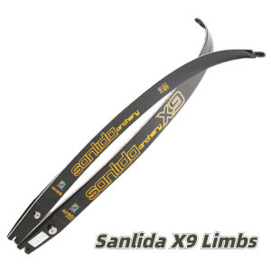 Sanlida Miracle X9 ILF Limbs 16-44 LBS Graphite Foam Intermediate Recurve Bow Limbs Clearing inventory