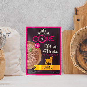 【Pet Mates】Wellness CORE Mini Meals - for Small Breeds Grain-Free Wet Dog Food Pouch 3oz (85g)