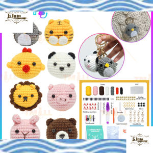 70Pcs DIY Crochet Kit for Beginners Complete Crochet Knitting Kit Adorable Animal Crochet Starter Pack