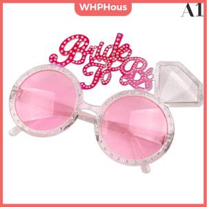 WHPHous Bride & Groom Funny Groom Bride Glasses Bachelor Party Eyeglasses Photo Props Wedding Party Decoration Wedding Supplies