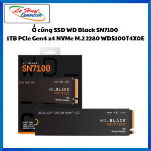 Ổ cứng SSD Western Digital Black SN7100 1TB PCIe Gen4 x4 NVMe M.2 2280 WDS100T4X0E - Hàng Chính Hãng