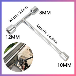 Kunci Sok T Ukuran 8 x 10 x 12 Kunci Sok T Putih Cocok Untuk Sepeda Motor Dan Mobil