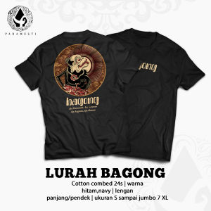 Paramesti Tshirts Kaos Jawa Lurah Bagong Budaya Wayang Pria Pramesti Distro Cewek Cowok Manual Plastisol Cotton Combed 24s Terbaru Jumbo Estetik Kekinian Unik Keren Bergaransi XXL Kata kata Filosofi Pitutur Otentik Terlaris