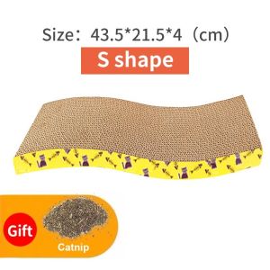 Cat Scratcher for Cats and Kittens Corrugated Scratching Cardboard Cat Toy Scratch Pad for Cat