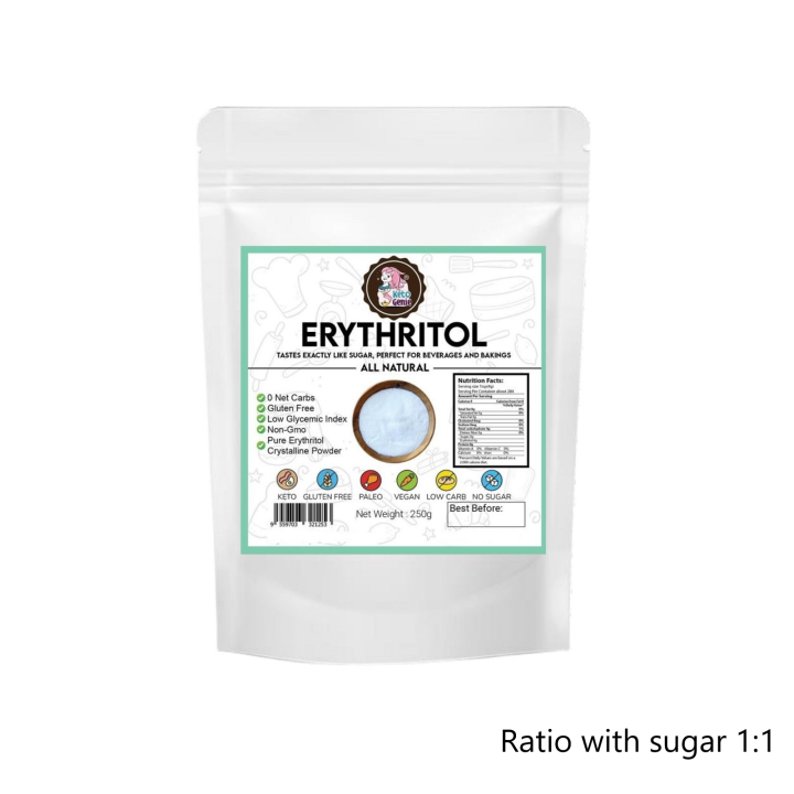 KETOGENIE Erythritol / Monk Fruit / Allulose / Stevia Natural Sweetener