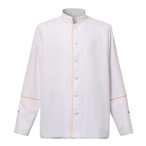 XinNgo Clergy Mens Coat Priest Jacket Pastor Preacher Minister Clerical Jackets Tops Long Sleeve