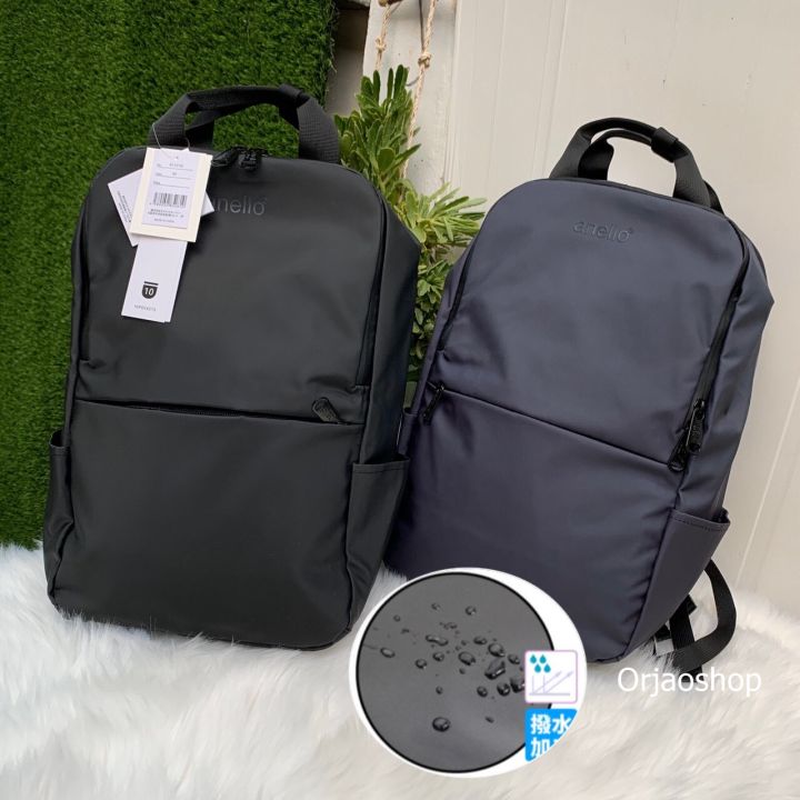 Orjaoshop anello NESS BACKPACK 10 pockets PVC leather PVC Lazada .th