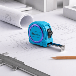 ZHONGMEET 32mm Wide Thickened Tape Measure Heavy-Duty Steel Tape Measure 5M /10M ic Hook Retractable Measuring Tape Clear Markings Heavy-Duty Measuring Tape Construction