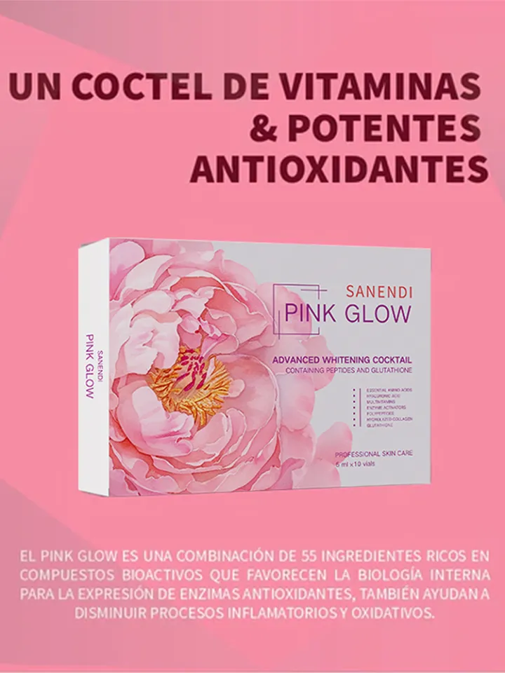 Sanendi Pink Glow Solutions to Facial Problems ADVANCED WHITENING