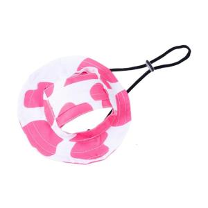 Vật nuôi tấm chắn nắng cho chó mèo thỏ rộng vành mũ dễ thương thiết kế mùa hè dây buộc có thể điều chỉnh