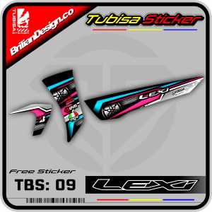 Sticker Striping Variasi Yamaha Lexi - Striping Motor Lexi. TBS.09