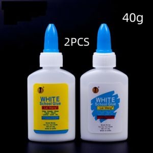 2 pcs 1 White Glue 40g Student Hand Work School Supplies Office Supplies Stationary High Quality Wholesale Notebook Spring School Supplies