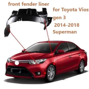 Front Inner Fender liner For Toyota Vios gen 3 Third Generation 2014 2015 2016 2017 2018 Inner Panel