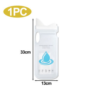 ถุงใส่ขยะฉุกเฉินแบบพกพาสำหรับทุกเพศ1/4ชิ้น700มล. ถุงใส่ปัสสาวะใส่อาเจียนสำหรับตั้งแคมป์