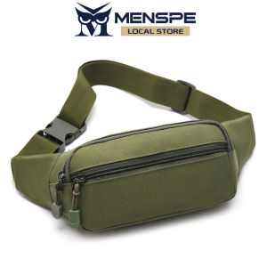 MENSPE Sports Waist Bag Fashion Men Bag Men Chest Bag Shoulder Bag Sports Bag Waterproof Oxford Running Bum Bag Portable Gym Bag for Running Cycling Hiking Walking