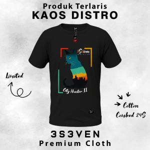 Kaos Distro|Baju Distro |Tshirt Distro | Atasan Distro Klasik | Baju Distro Terbaru Cotton Combat 24 S - 3S3ven Clothing Official