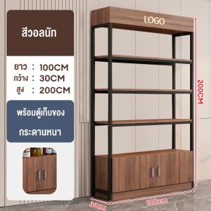 SereneWood เหล็ก ชั้นวางของ ชั้นวางของเหล็ก วางซุปเปอร์มาเก็ต ชั้นวางของ ชั้นเก็บอุปกรณ์ ชั้นวางสินค้า ชั้นวางอเนกประสงค์ สามารถรับน้ำหนักได้ 450 กิโลกรัม
