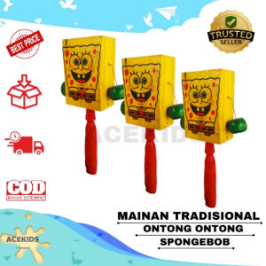 Mainan Anak Tradisional Ontong Ontong Edukatif Alat Musik Karakter Koleksi Klasik