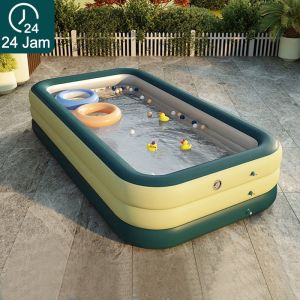 Kolam Renang Anak Bahan Menebal/Kolam Renang Anak Jumbo 3 Ring Kolam Renang/Kolam Renang Anak Jumbo/Kolam Renang/Kolam Anak/Kolam Renang Jumbo/Kolam Balon Renang Anak/Kolam Renang 3 Meter/Kolam Renang Anak Free Pompa/Kolsm Renang Pompa