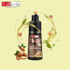 (COD) MURAH !!! Cultusia Shampoo Original Black & Wood Brown 160ML Extra Jahe & Minyak Zaitun /Shampo Herbal Penutup Uban Cultusia