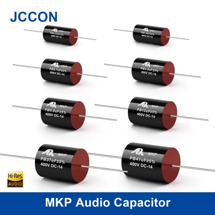 2 Condensatori Audio MKP 400V 2.2UF - Per Altoparlanti E Divisione Frequenza Audiophile
