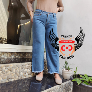 Celana jeans wanita / Celana panjang wanita / Celana kulot high waist / Free belt / CELANA KULOT JEANS WANITA PROMO 11-11 / CELANA JEANS KULOT WANITA 2021 / CEMOD FASHION