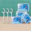 Hộp 50 Chiếc Tăm Chỉ Nha Khoa Dental Flossers Tăm Xỉa Răng Chuẩn Nha Khoa Hạn Chế Sâu Răng A3834. 