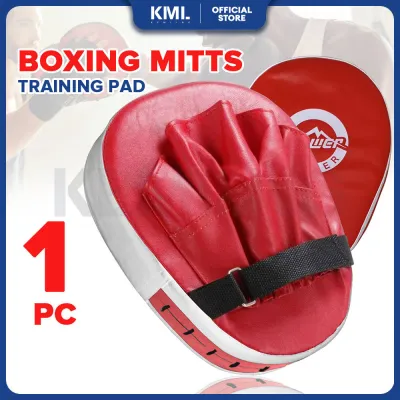 Kemilng Boxing Training Mitts Pad Punch Pad Boxing Pad Protective Breathable PU Leather Punching Mitt Fight Adjustable Training Muay Thai Wear Resistant Portable Boxing Gloves Pad Boxing mitts