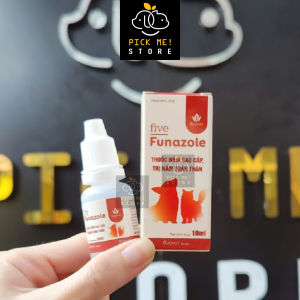 Five Funazole Dung Dịch Uống Trị Nấm Cao Cấp Trị Nấm Toàn Thân cho Chó Mèo