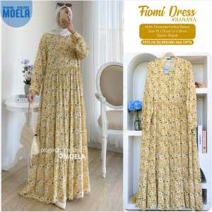 GAMIS DRESS FIOMI BANANA LD 110 BY MOELA BERLABEL