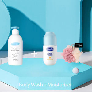 Baby Shampoo Bath Wash 2-In1 Kids Shower Gel Body Wash Gel 500ml
